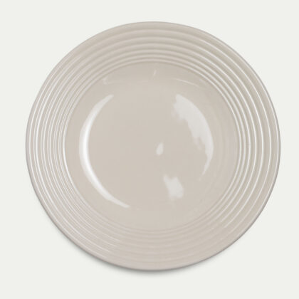 Saint-Tropez Large Plate - Vanilla Creme